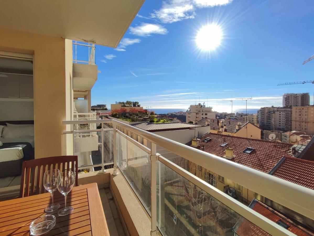 Monaco 4Pers Parcheggio Terrazza Vista Mare Daire Beausoleil Dış mekan fotoğraf